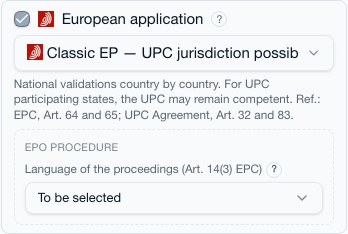 EPO options block: post-grant strategy between national validations and the Unitary Patent